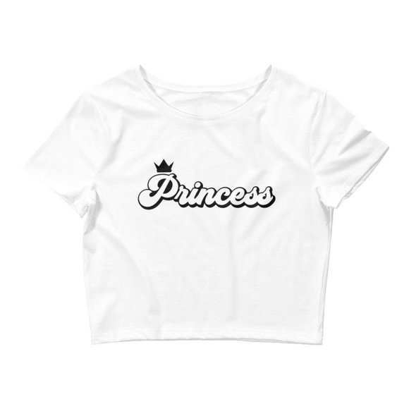 Disco Lemonade Y2K Princess Baby Tee, Crop Top, Y2K, Retro TShirt, Tee, DiscoLem - Picture 9 of 10